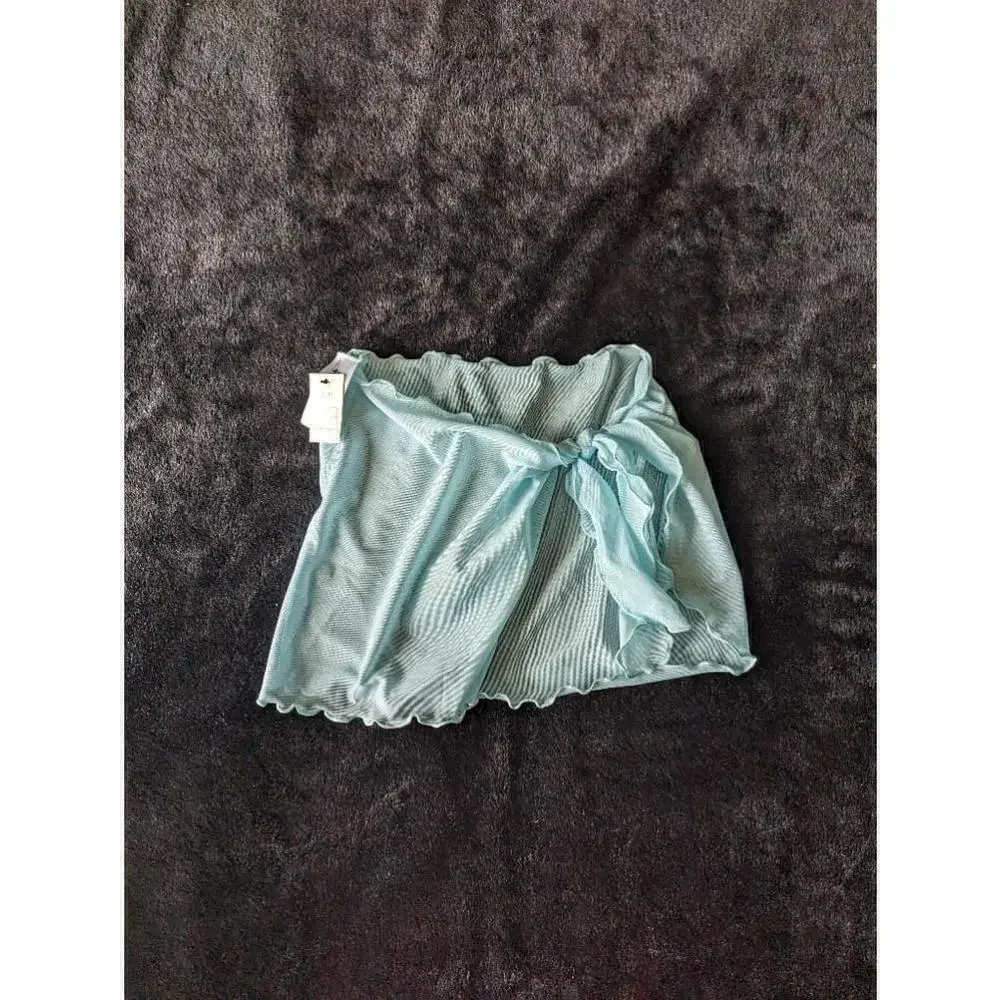 NWT Art Class Girls Light Blue Swim Cover Up M